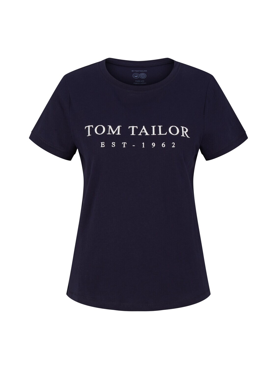 Tom Tailor t-shirt met print, navy midnight blue