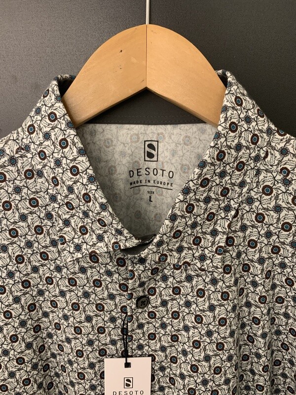 Desoto Kent, wit met print