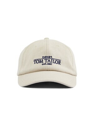 Tom Tailor pet met logo, cloud grey