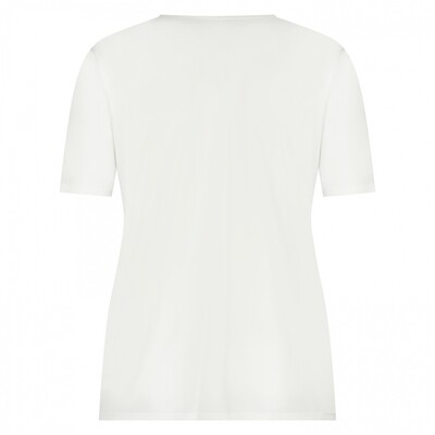 Plus Basics Wrap top, off white