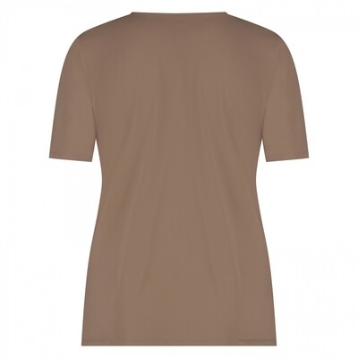 Plus Basics Wrap top, mocca