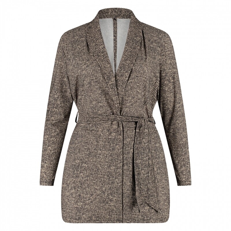 Plus Basics Wrap jacket, bouclé