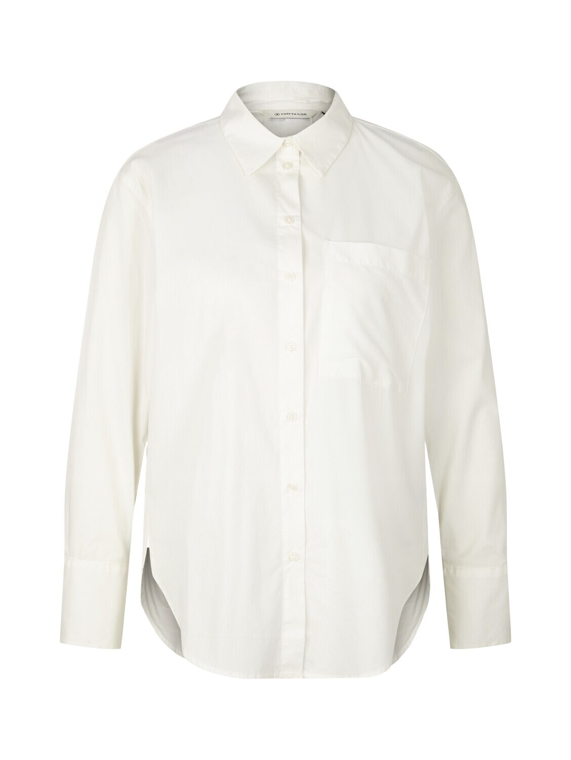 Tom Tailor poplin blouse, whisper white