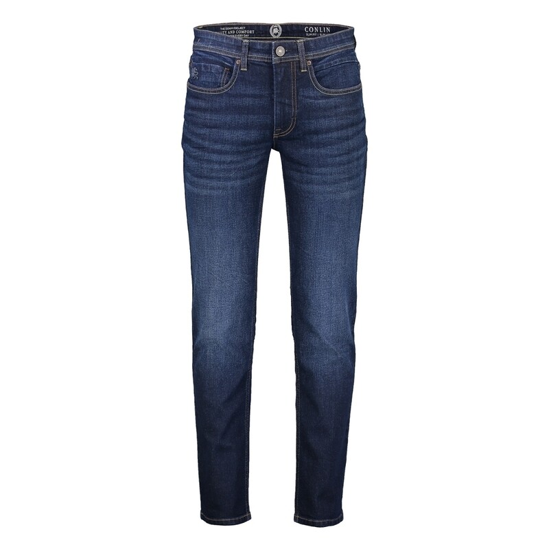 Lerros spijkerbroek Conlin slim-fit, dark blue