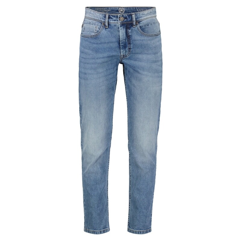 Lerros spijkerbroek Conlin slim-fit, coastal blue me