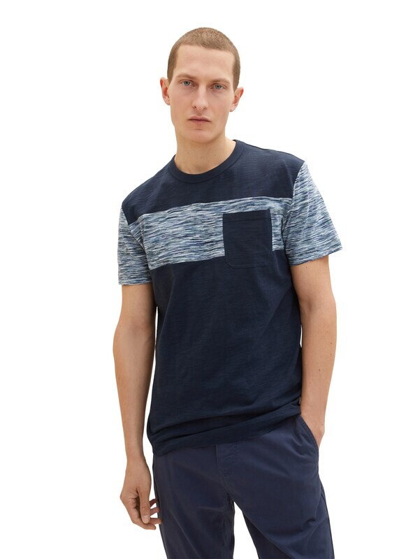 Tom Tailor t-shirt, sky captain blue