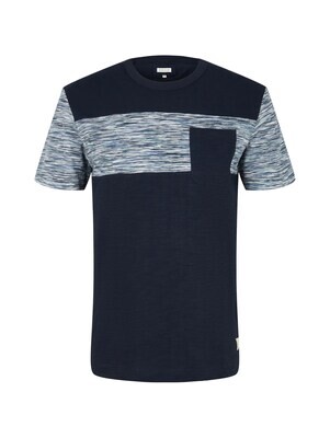 Tom Tailor t-shirt, sky captain blue