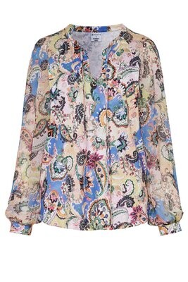 Desoto blouse Layla 1/1, paisley multicolour