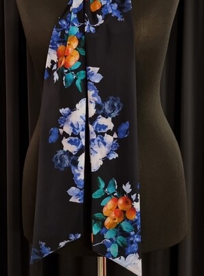 Plus Basics shawl, fruit & flowers