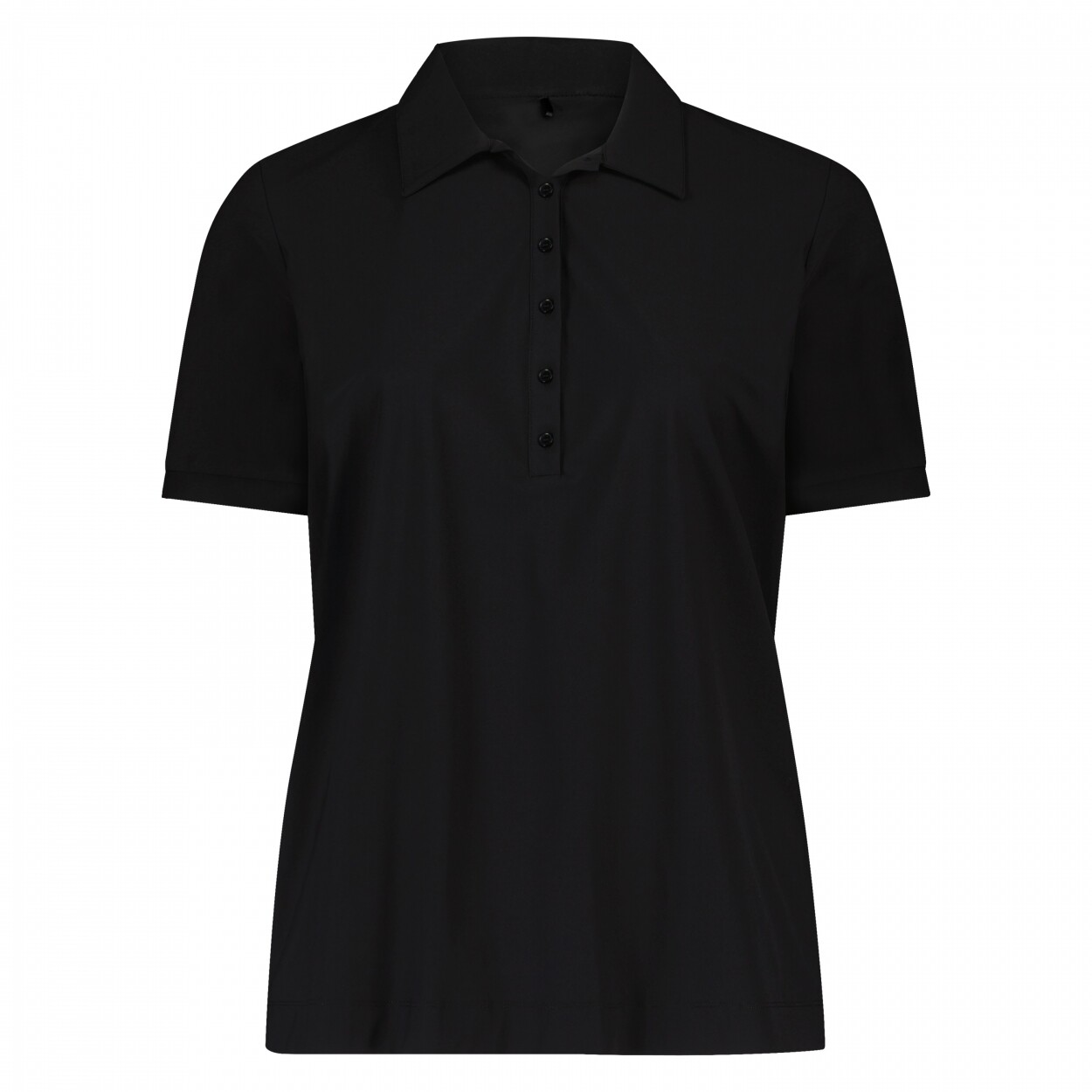 Plus Basics polo shirt ss, zwart