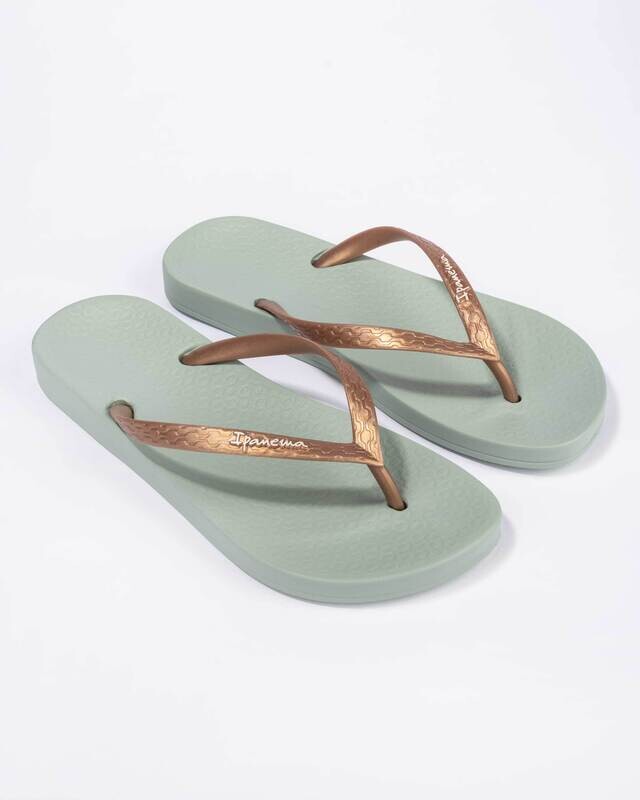Ipanema	Anatomic Tan women, green/gold