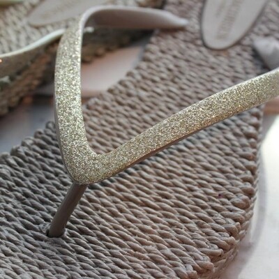 Ilse Jacobsen flip-flops, platin
