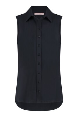 Studio Anneloes bobby sls blouse, dark blue