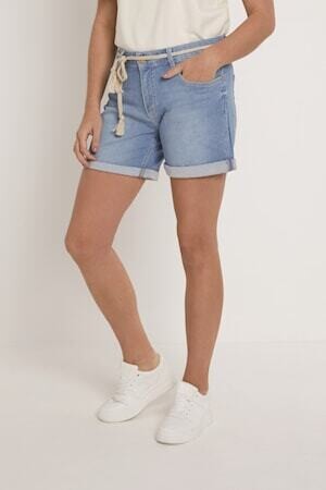 Parami Bobby short/P-Form denim, Used Light Blue
