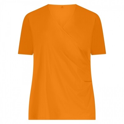 Plus Basics Wrap top, oranje