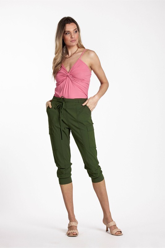 Studio Anneloes Nola cargo trousers, army