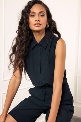 Studio Anneloes Bobby sls blouse, Black