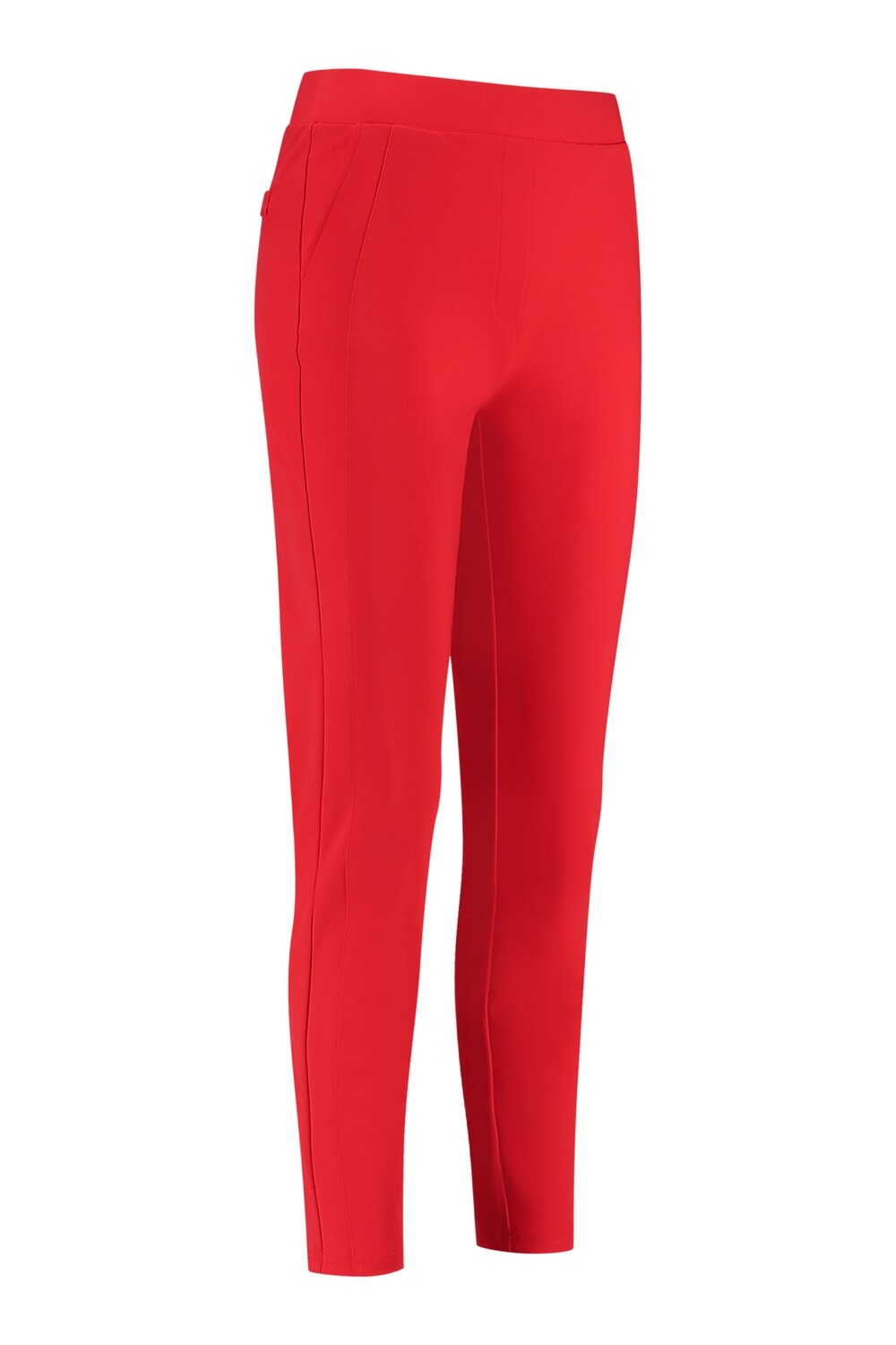 Studio Anneloes Blair bonded trousers, Red