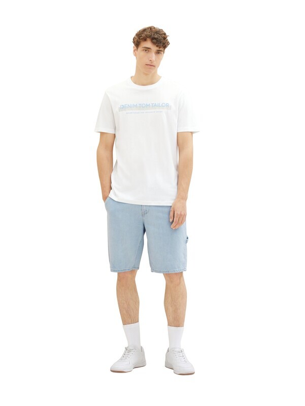 Tom Tailor T-shirt met logoprint, White