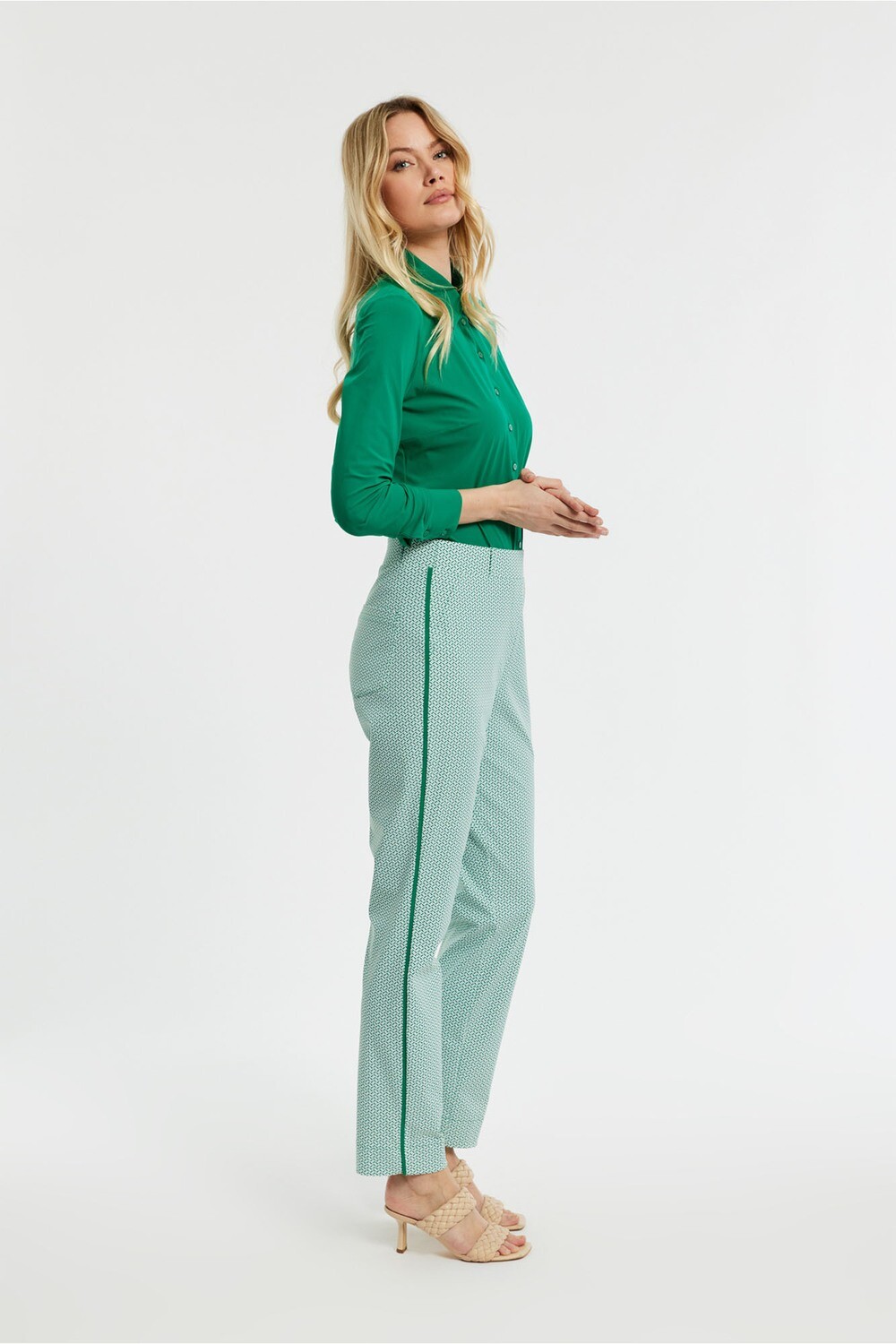 Studio Anneloes Anke maze trousers, groen, Size: XS