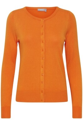Fransa knitted cardigan, Russet Orange