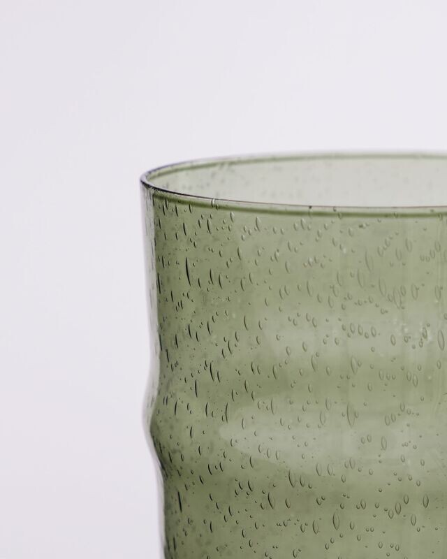 House Doctor Glass, Rain, groen
