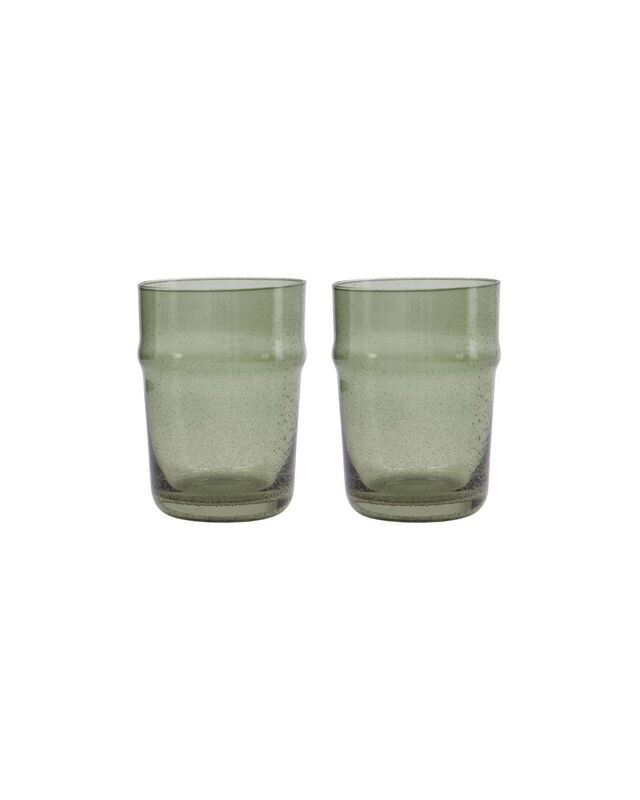 House Doctor Glass, Rain, groen