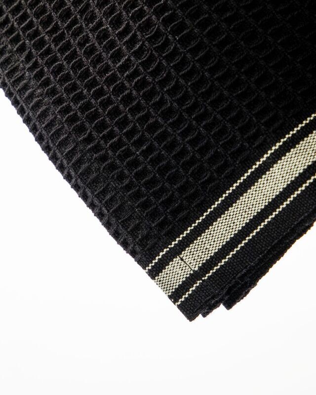 House Doctor Dish cloth, Bihar, Black