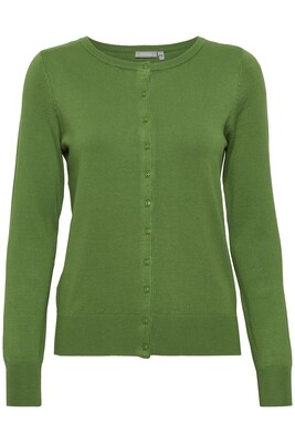 Fransa Knitted Cardigan, Online Lime