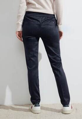 Cecil Casual fit joggingbroek, universal blue