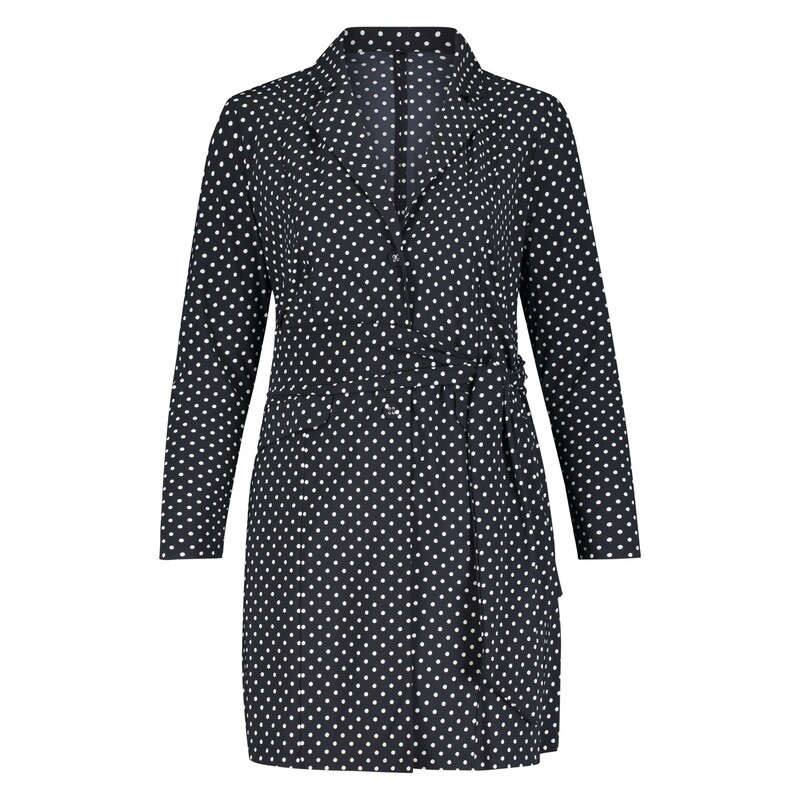 Plus Basics Jacket long, College dot
