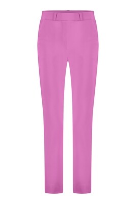 Studio Anneloes Anke bonded piping trousers, Dark Pink