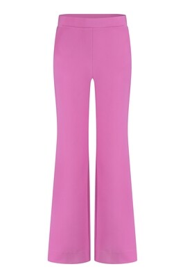 Studio Anneloes Lexie bonded trousers, dark pink