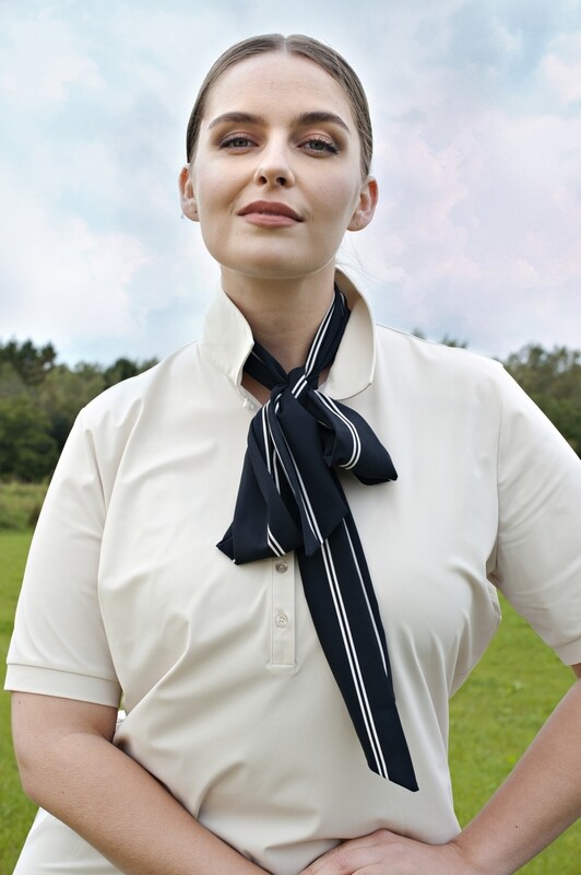 Plusbasics shawl, twin stripe