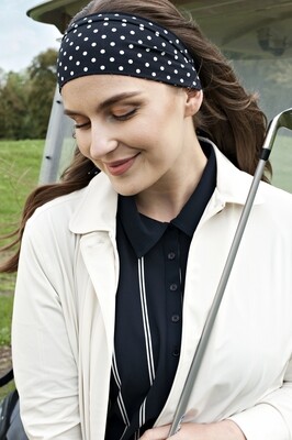 PlusBasics shawl, college dot