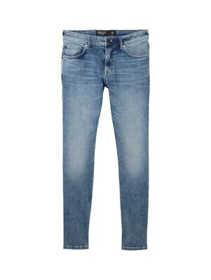 Tom Tailor Piers Slim Jeans, Used Light Stone Blue Denim