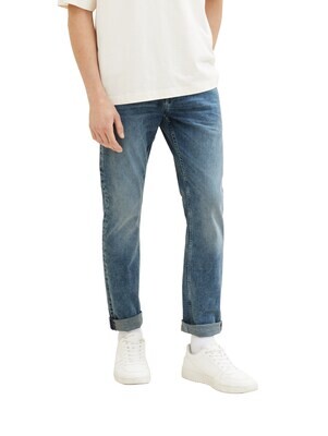 Tom Tailor Piers Slim Jeans, Used Light Stone Blue Denim