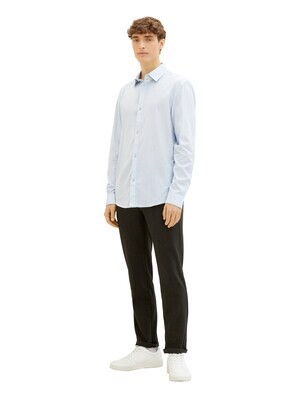 Tom Tailor Overhemd, blue herringbone structure