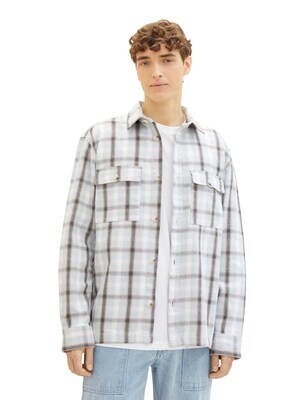 Tom Tailor Overshirt met ruitjespatroon, blue bold check