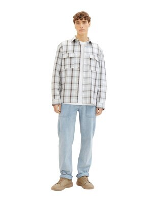 Tom Tailor Overshirt met ruitjespatroon, blue bold check