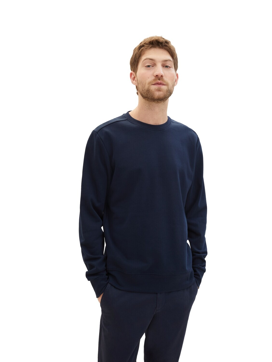 Tom Tailor Basic Sweatshirt, Sky Captain Blue