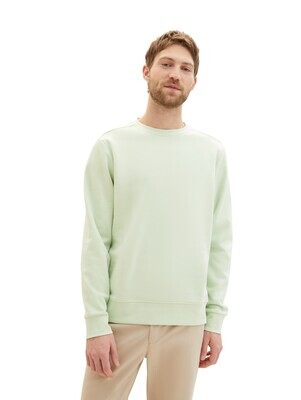 Tom Tailor Basic Sweatshirt, tender sea green