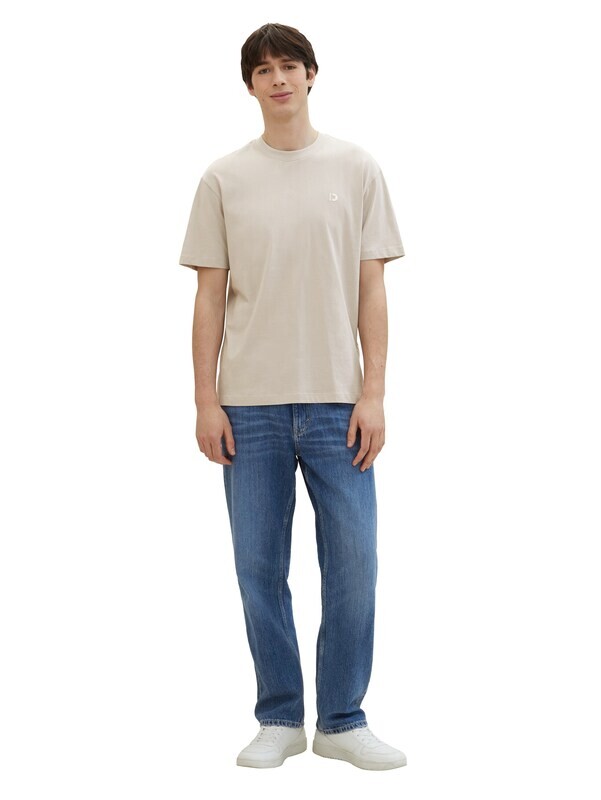 Tom Tailor Relaxed t-shirt, Light Dove Grey