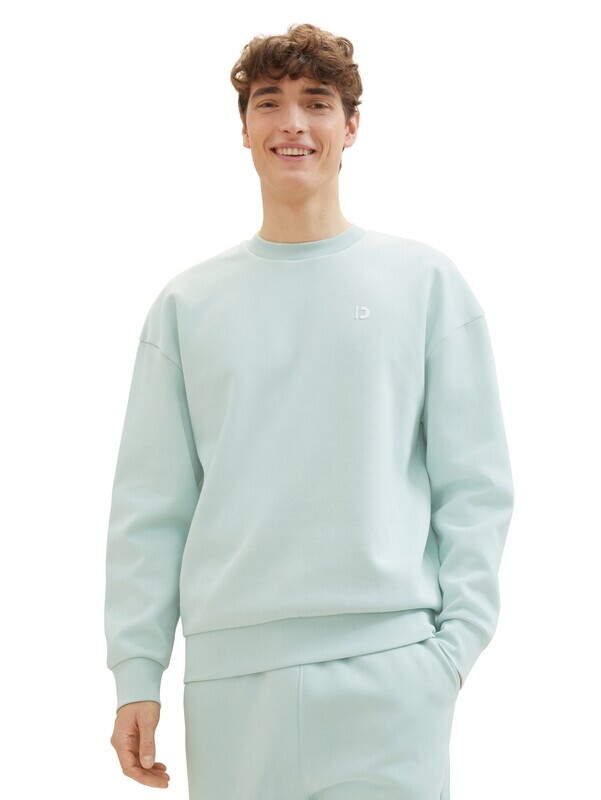 Tom Tailor Relaxed Sweatshirt, sea foam