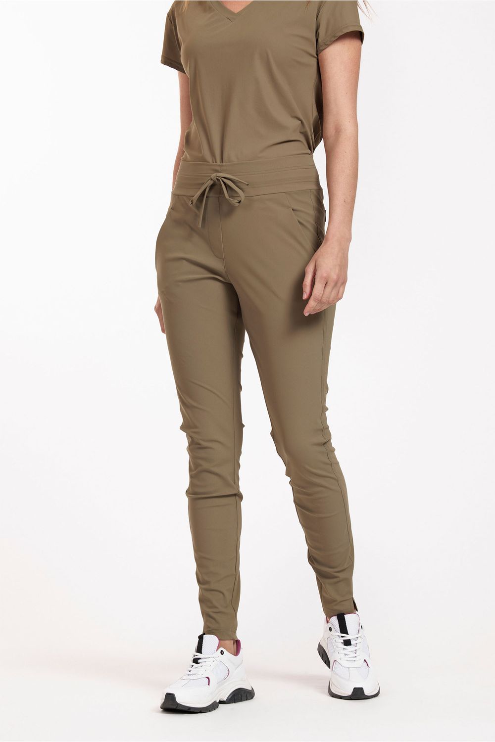 Studio Anneloes Stairdown trousers, earth