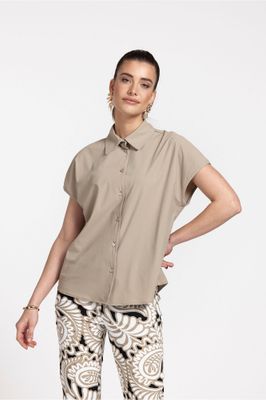 Studio Anneloes Barb blouse, clay