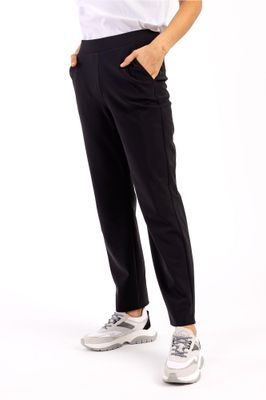 Studio Anneloes Anne bonded trousers, black