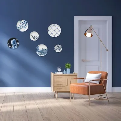 Heinen Bord Vermeer Meisje met de parel, delfts blauw
