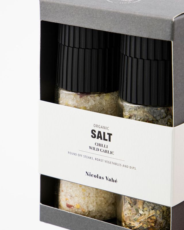 Nicolas Vahe Cadeaubox Chili salt & Wild garlic