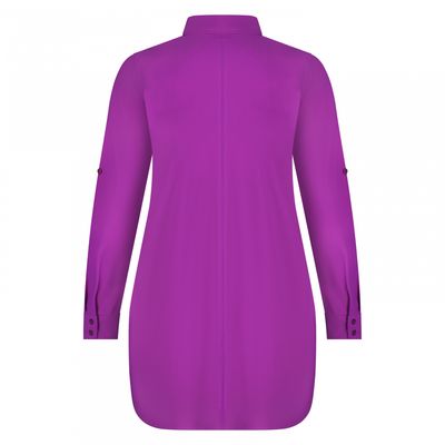 Plus Basics Blouse long LS, Cyclam